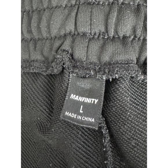 Manfinity Black Sweatpants size Large - Picture 3 of 3